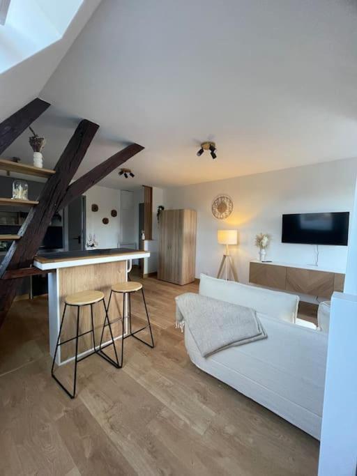 Duplex Bord De L'Eure - Parking Inclus - Jolie Vue Sur La Cathedrale Apartment Шартър Екстериор снимка